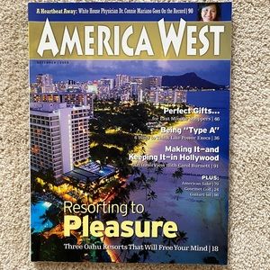 America West Airlines Inflight Magazine Last Edition December 2005 Collectible